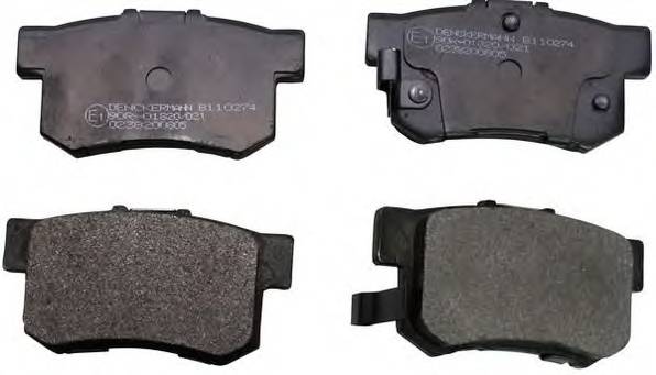 DENCKERMANN B110274 Комплект тормозных колодок... DENCKERMANN B110274 Комплект тормозных колодок...