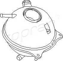 TOPRAN 103 006 Компенсационный бак, охлаж