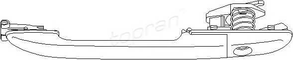 TOPRAN 109 911 Ручка дверей