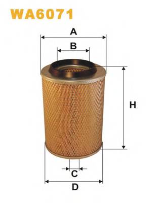WIX FILTERS WA6071 Воздушный фильтр WIX FILTERS WA6071 Воздушный фильтр