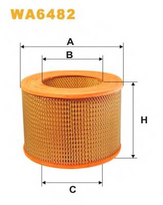 WIX FILTERS WA6482 Воздушный фильтр WIX FILTERS WA6482 Воздушный фильтр