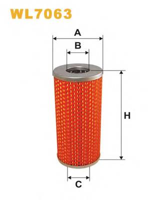 WIX FILTERS WL7063 Масляний фільтр WIX FILTERS WL7063 Масляний фільтр