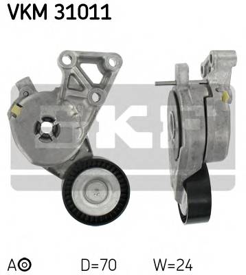 SKF VKM 31011 Натяжной ролик, поликлинов