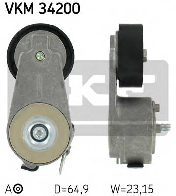 SKF VKM 34200 Натяжной ролик, поликлинов