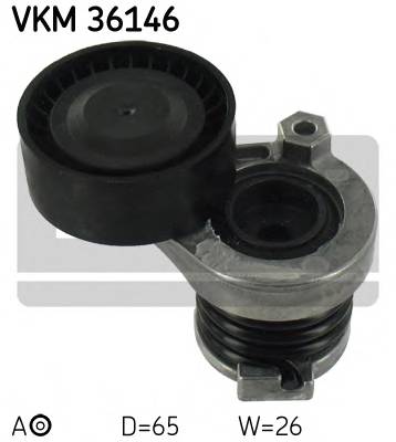 SKF VKM 36146 Натяжной ролик, поликлинов