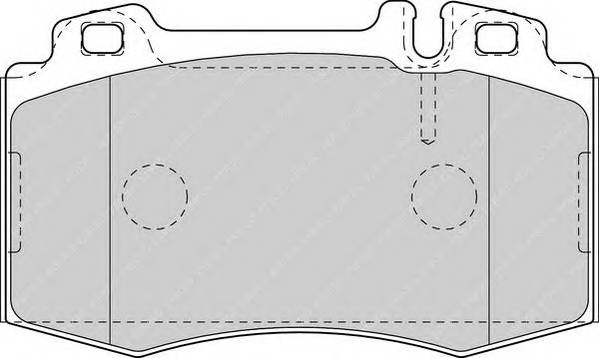 FERODO FDB1426 Комплект тормозных колодок