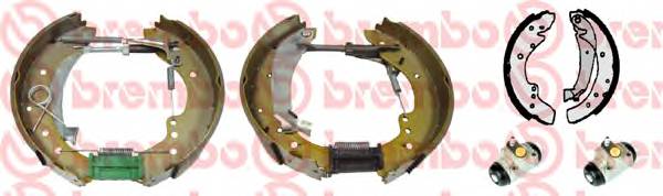 BREMBO K 23 034 Комплект гальмівних колодо...