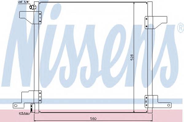 NISSENS 94390 Конденсатор, кондиционер