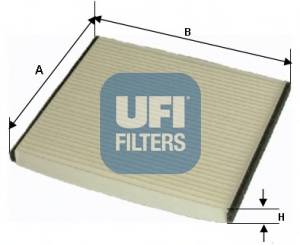 UFI 53.050.00 Фильтр, воздух во внутренно... UFI 53.050.00 Фильтр, воздух во внутренно...