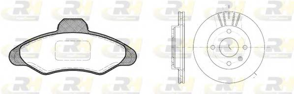 ROADHOUSE 8331.00 Комплект гальм, дисковий га...