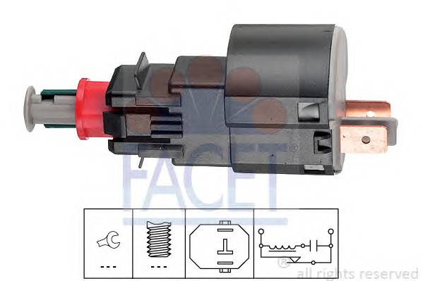 FACET 7.1162 Выключатель фонаря сигнала