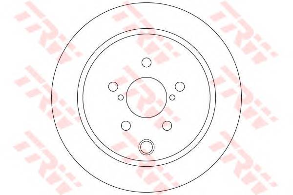 TRW DF6503 Тормозной диск