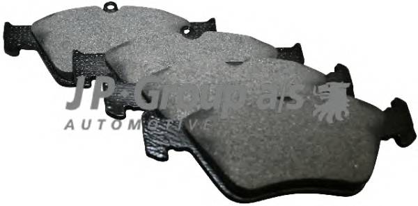 JP GROUP 1263600710 Комплект тормозных колодок