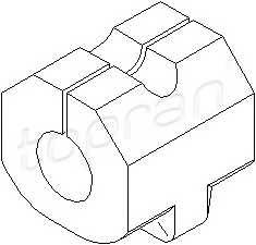 TOPRAN 103 671 Опора, стабілізатор