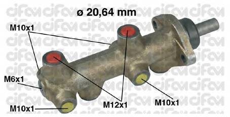 CIFAM 202-043 Главный тормозной цилиндр CIFAM 202-043 Главный тормозной цилиндр