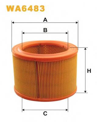 WIX FILTERS WA6483 Повітряний фільтр WIX FILTERS WA6483 Повітряний фільтр