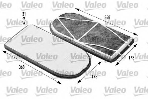 VALEO 698470 Фильтр, воздух во внутренно... VALEO 698470 Фильтр, воздух во внутренно...