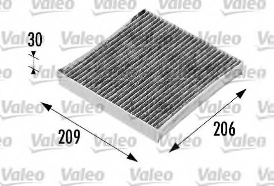 VALEO 698715 Фільтр, повітря у внутрішнь... VALEO 698715 Фільтр, повітря у внутрішнь...
