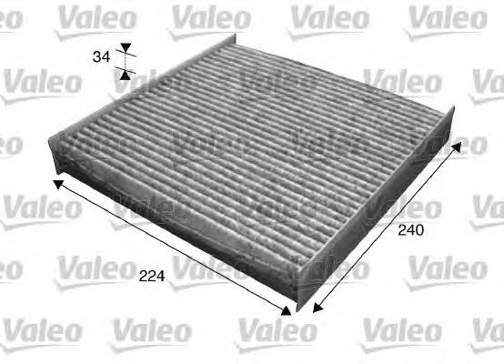 VALEO 715629 Фильтр, воздух во внутренно