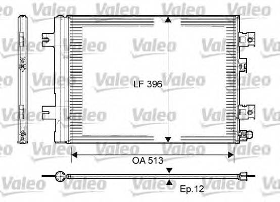 VALEO 814077 Конденсатор, кондиционер VALEO 814077 Конденсатор, кондиционер
