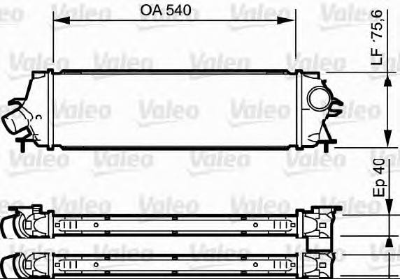 VALEO 818771 Інтеркулер VALEO 818771 Інтеркулер