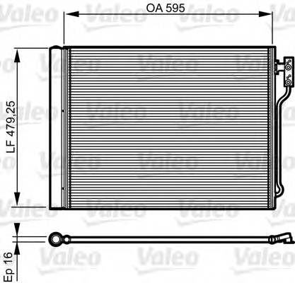 VALEO 814192 Конденсатор, кондиционер VALEO 814192 Конденсатор, кондиционер