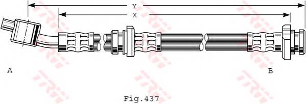 TRW PHD481 Тормозной шланг TRW PHD481 Тормозной шланг