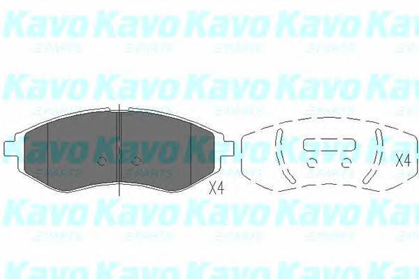 KAVO PARTS KBP-1003 Комплект тормозных колодок... KAVO PARTS KBP-1003 Комплект тормозных колодок...