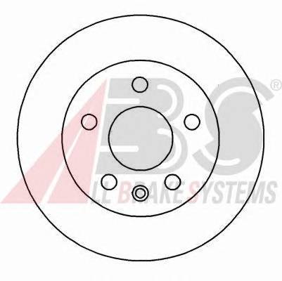 A.B.S. 16887 Тормозной диск