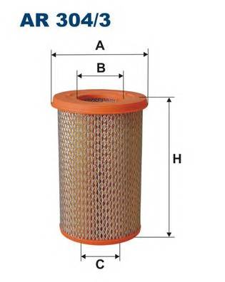 FILTRON AR304/3 Воздушный фильтр FILTRON AR304/3 Воздушный фильтр