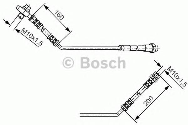 BOSCH 1 987 476 054 Тормозной шланг