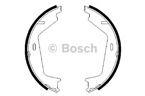 BOSCH 0 986 487 623 Комплект тормозных колодок...