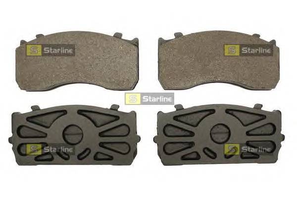 STARLINE BD T020 Комплект гальмівних колодо...