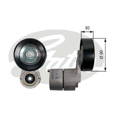 GATES T39150 Натяжной ролик, поликлинов... GATES T39150 Натяжной ролик, поликлинов...