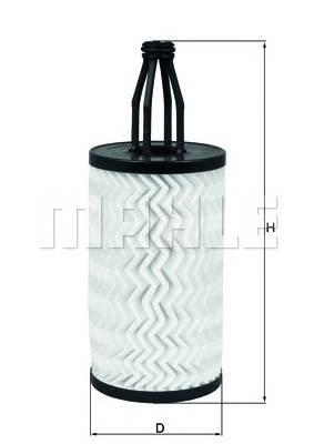 KNECHT OX 814D Масляный фильтр