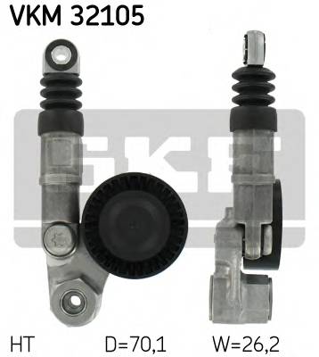 SKF VKM 32105 Натяжной ролик, поликлинов