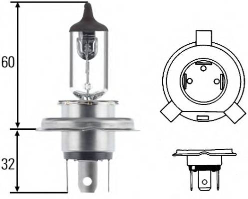 HELLA 8GJ 002 525-481 Лампа розжарювання, основн... HELLA 8GJ 002 525-481 Лампа розжарювання, основн...