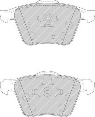 FERODO FDB1631 Комплект тормозных колодок
