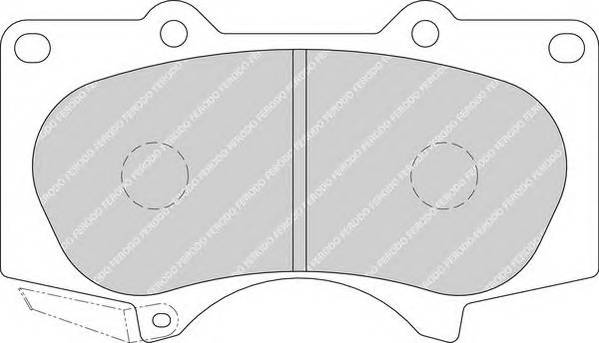 FERODO FDB1698 Комплект тормозных колодок