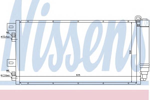 NISSENS 94591 Конденсатор, кондиционер NISSENS 94591 Конденсатор, кондиционер