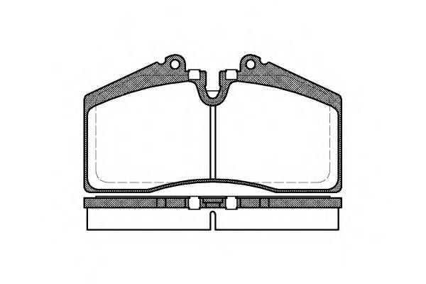 ROADHOUSE 2288.00 Комплект тормозных колодок