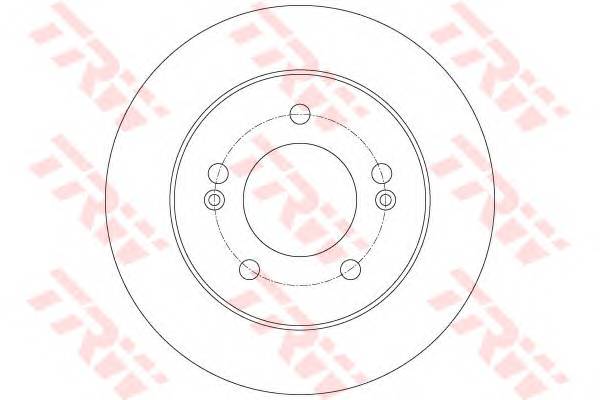 TRW DF6144 Тормозной диск
