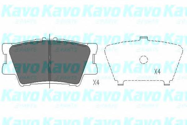 KAVO PARTS KBP-9086 Комплект гальмівних колодо... KAVO PARTS KBP-9086 Комплект гальмівних колодо...