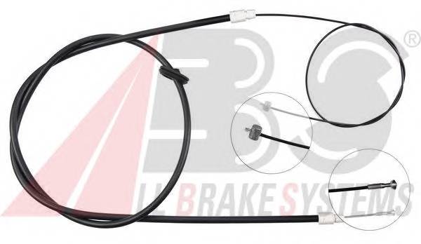 A.B.S. K12141 Трос, стояночная тормозная 