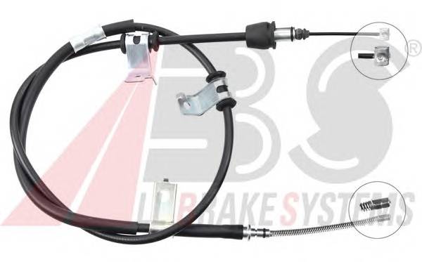 A.B.S. K17028 Трос, стояночная тормозная 