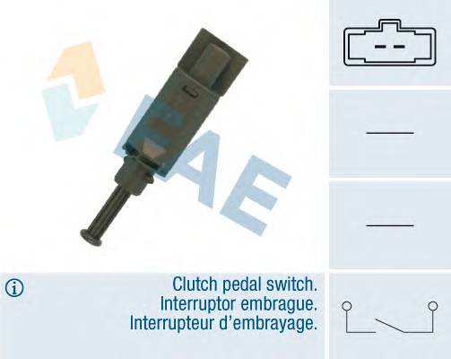 FAE 24772 Выключатель, привод сцепле