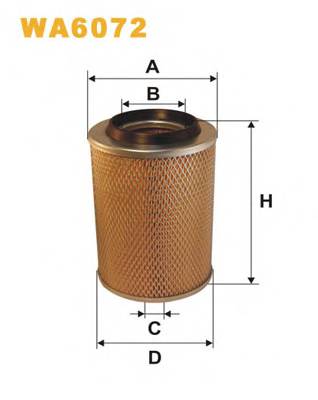 WIX FILTERS WA6072 Воздушный фильтр WIX FILTERS WA6072 Воздушный фильтр