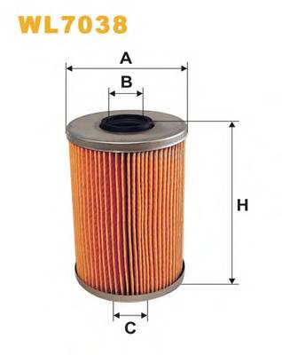 WIX FILTERS WL7038 Масляный фильтр WIX FILTERS WL7038 Масляный фильтр