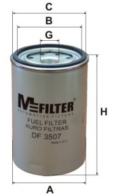 MFILTER DF3507 Фильтр топл. VOLVO (TRUCK) (пр-во M-