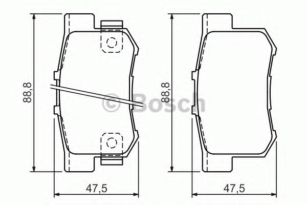 BOSCH 0 986 494 358 Комплект тормозных колодок... BOSCH 0 986 494 358 Комплект тормозных колодок...